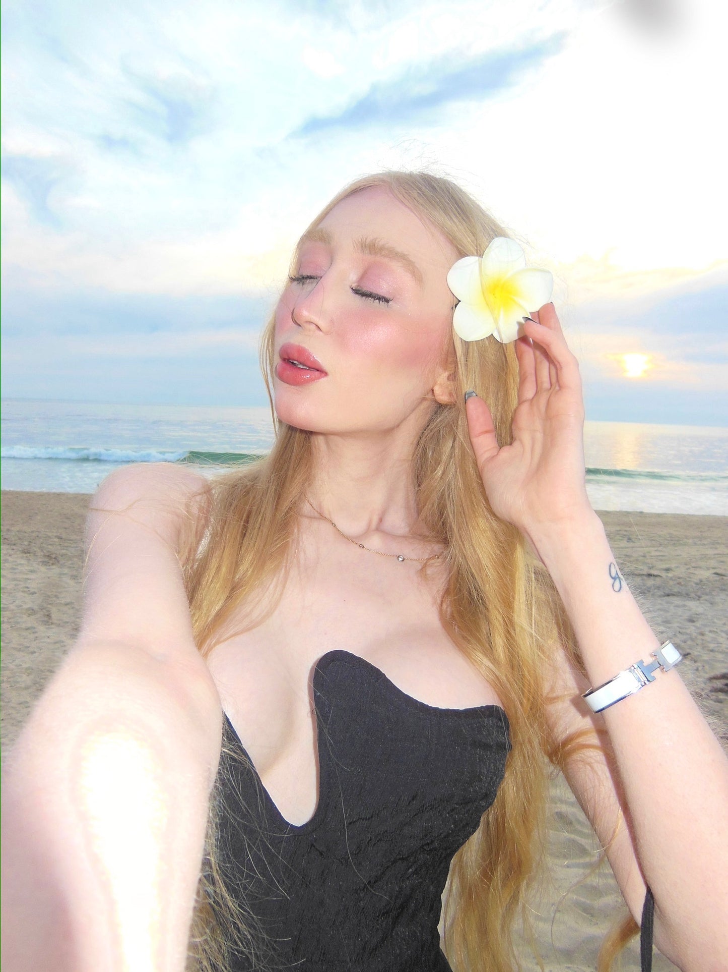 Strapless Long Dress (Black)