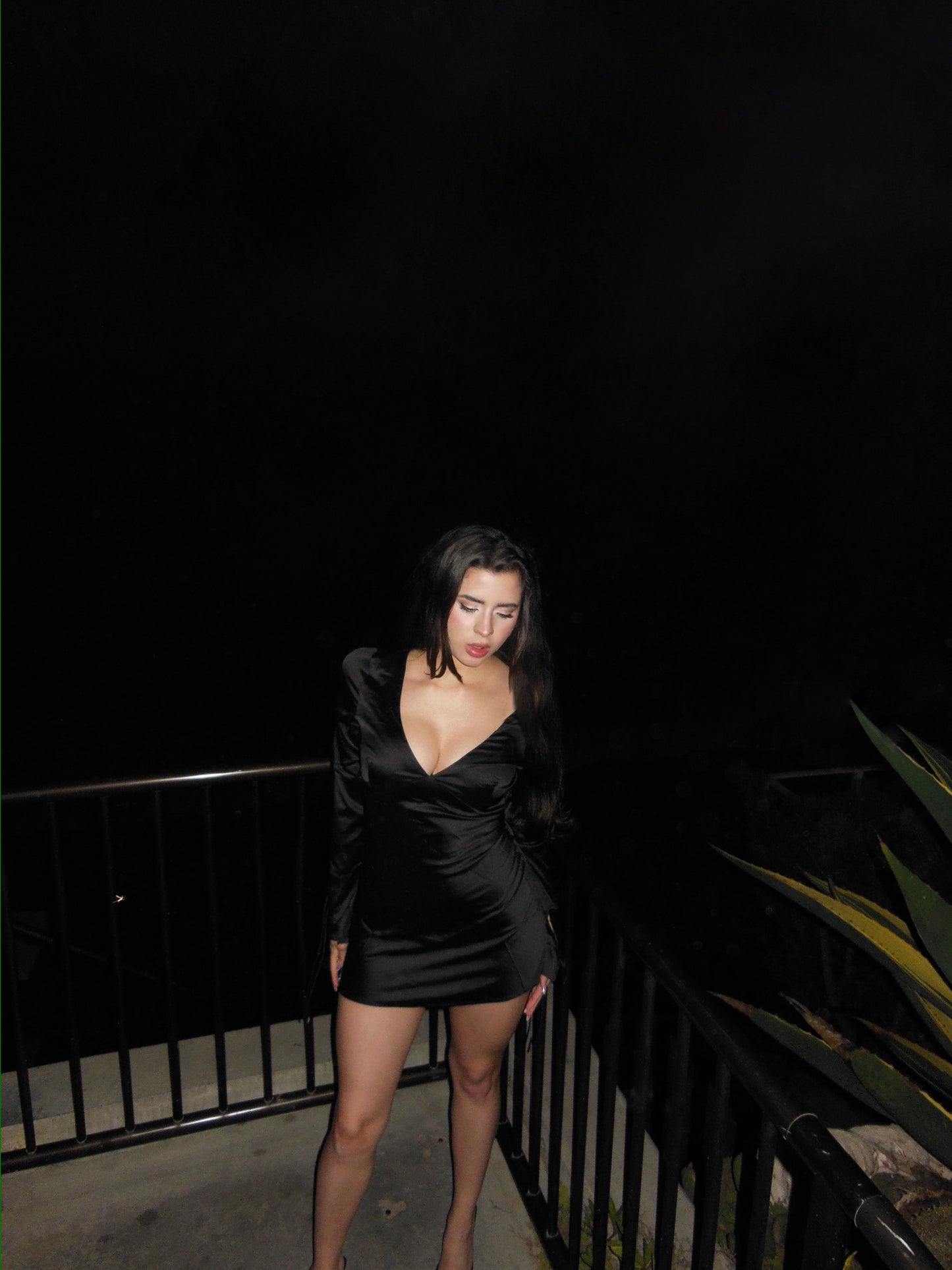 Long Sleeve Dress (Black)
