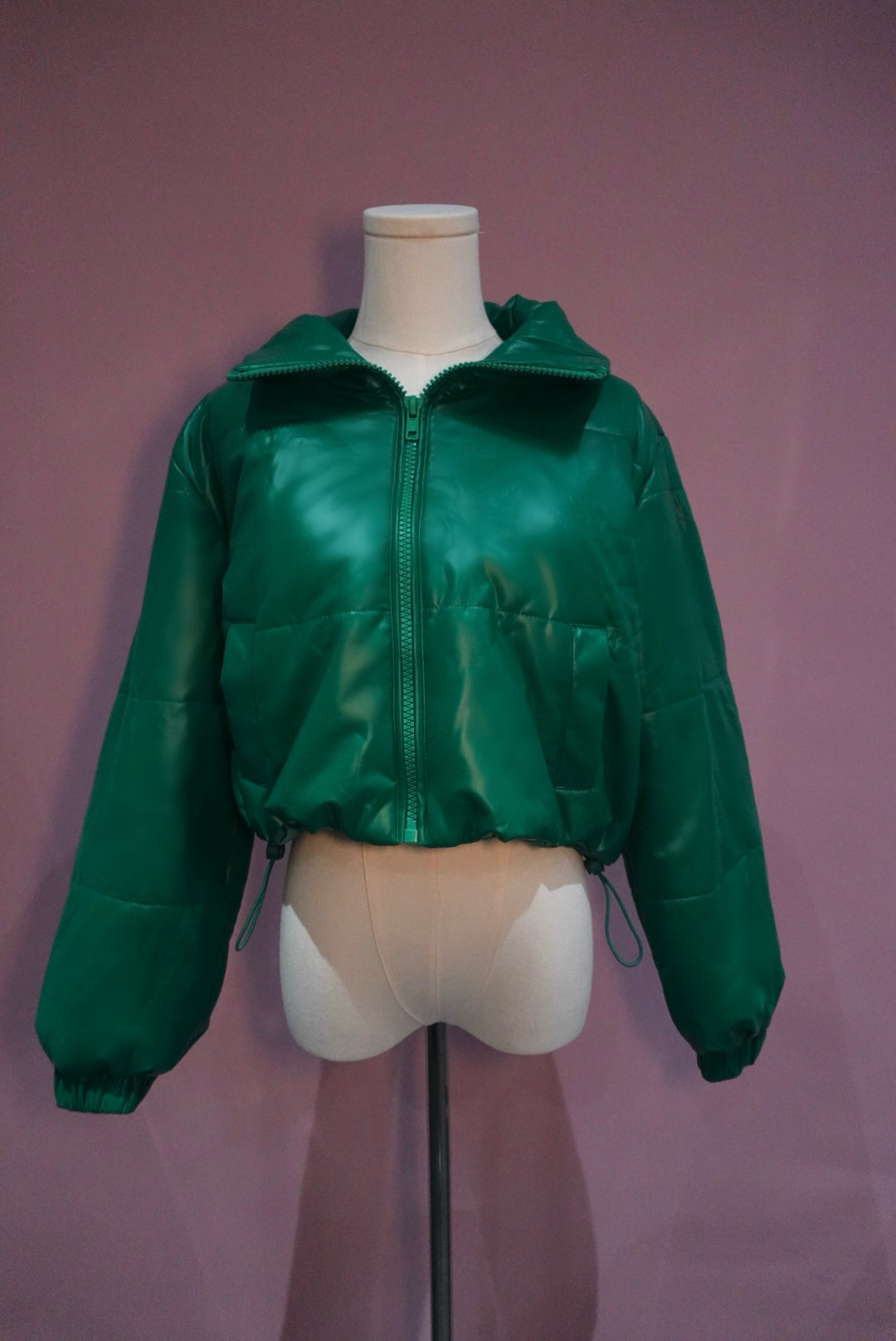 Green Puffer Jacket