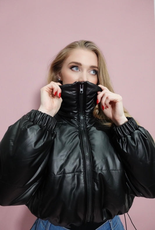 Cozy Puffer Jacket (Black)